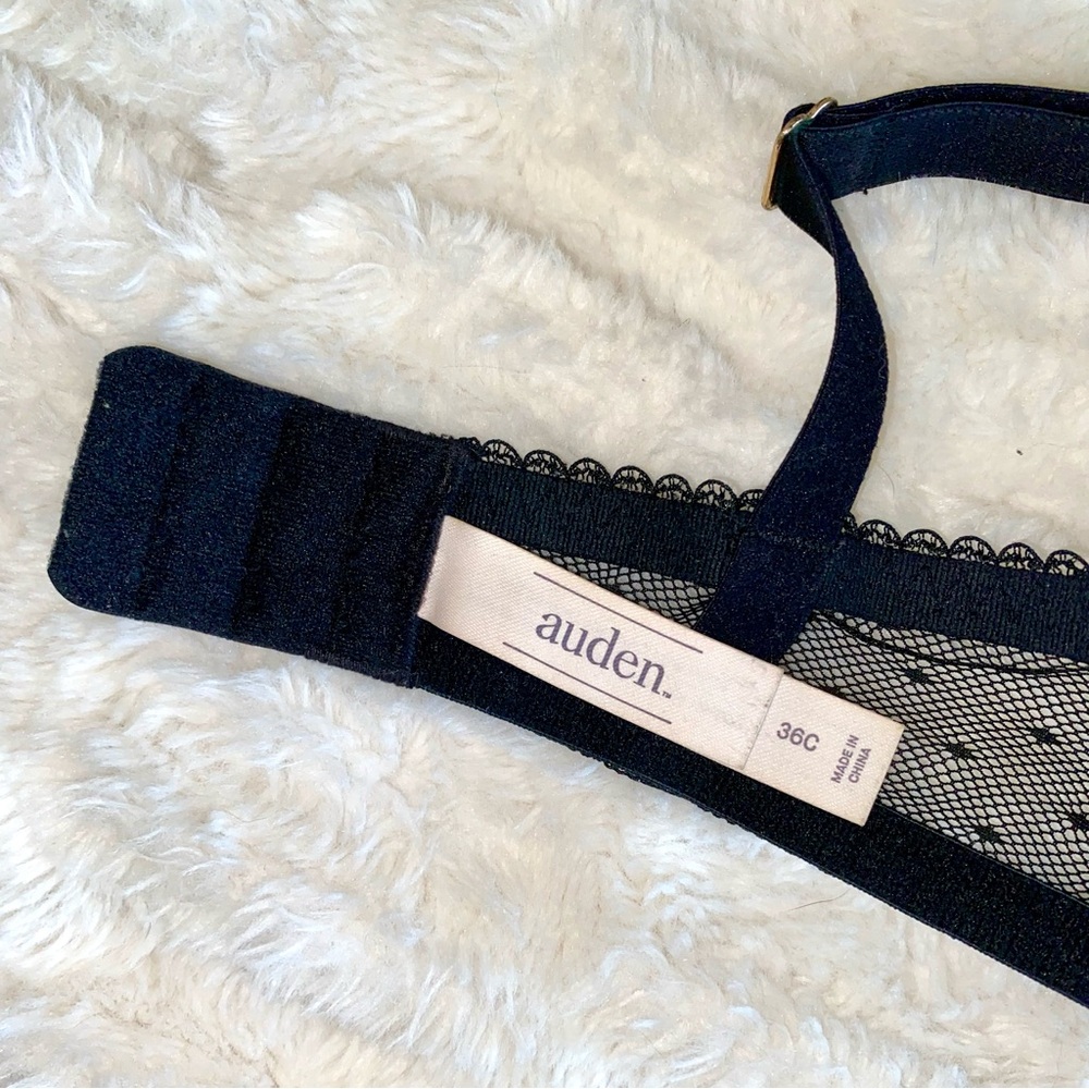 Auden Lace Unlined Balconette Bras, Set of 2, Black and Off-White, 36C - Picture 7 of 15